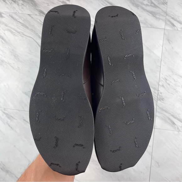 •Warren Edwards Men's Dress Shoes Size 11.5 Brown derby oxfords vibram sole - Picture 9 of 15